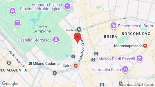 Apartments for rent i Milano Zona 1 - Centro storico - kort over placeringen