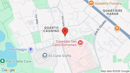 Rooms for rent i Milano Zona 7 - Baggio, De Angeli, San Siro - kort over placeringen