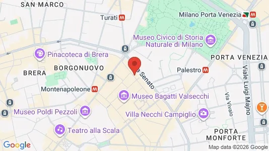 Apartments for rent i Milano Zona 1 - Centro storico - kort over placeringen