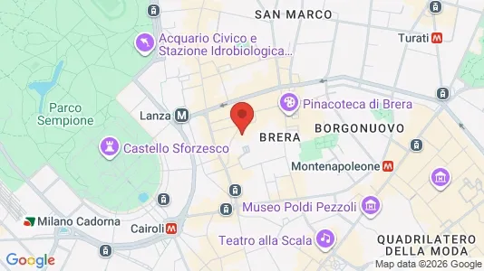 Apartments for rent i Milano Zona 1 - Centro storico - kort over placeringen