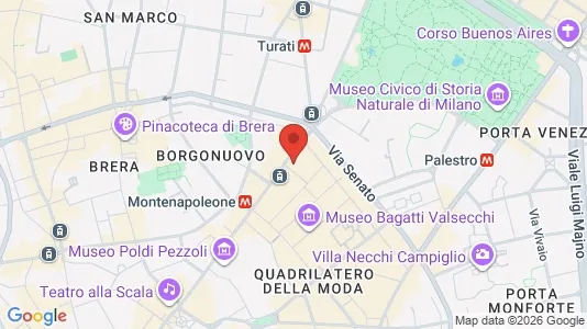 Apartments for rent i Milano Zona 1 - Centro storico - kort over placeringen