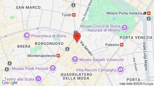 Apartments for rent i Milano Zona 1 - Centro storico - kort over placeringen