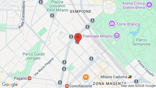 Apartments for rent i Milano Zona 1 - Centro storico - kort over placeringen