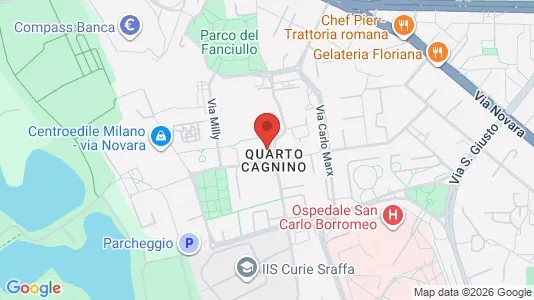 Rooms for rent i Milano Zona 7 - Baggio, De Angeli, San Siro - kort over placeringen