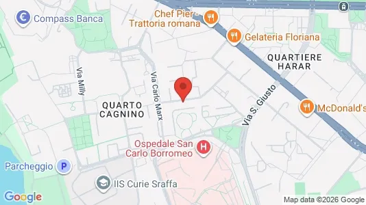 Rooms for rent i Milano Zona 7 - Baggio, De Angeli, San Siro - kort over placeringen