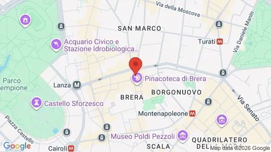 Apartments for rent i Milano Zona 1 - Centro storico - kort over placeringen