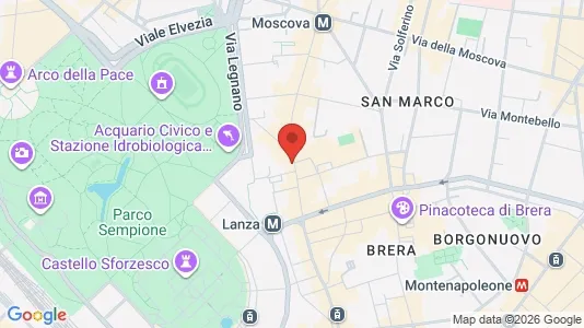 Apartments for rent i Milano Zona 1 - Centro storico - kort over placeringen