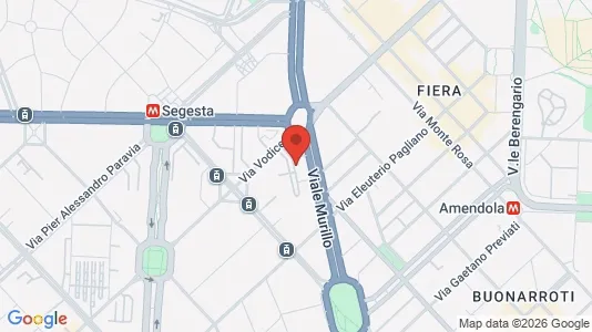 Apartments for rent i Milano Zona 7 - Baggio, De Angeli, San Siro - kort over placeringen