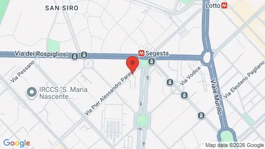 Apartments for rent i Milano Zona 7 - Baggio, De Angeli, San Siro - kort over placeringen