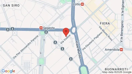 Apartments for rent i Milano Zona 7 - Baggio, De Angeli, San Siro - kort over placeringen