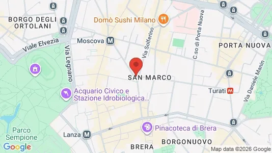Apartments for rent i Milano Zona 1 - Centro storico - kort over placeringen