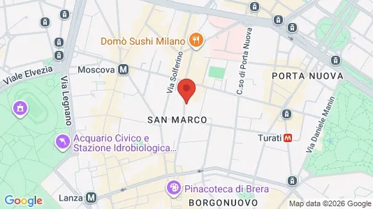 Apartments for rent i Milano Zona 1 - Centro storico - kort over placeringen