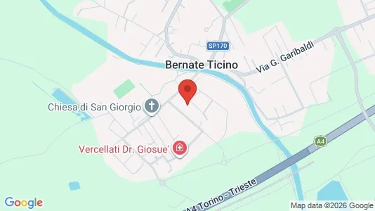 Apartments for rent i Bernate Ticino - kort over placeringen