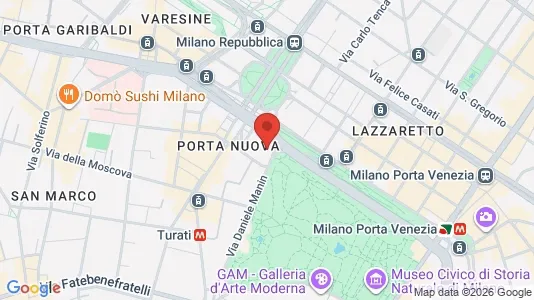 Apartments for rent i Milano Zona 1 - Centro storico - kort over placeringen