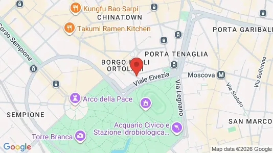 Apartments for rent i Milano Zona 1 - Centro storico - kort over placeringen