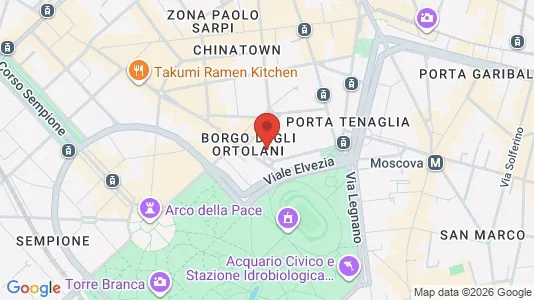 Apartments for rent i Milano Zona 1 - Centro storico - kort over placeringen