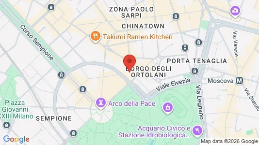Apartments for rent i Milano Zona 1 - Centro storico - kort over placeringen