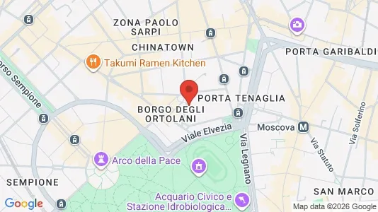 Apartments for rent i Milano Zona 1 - Centro storico - kort over placeringen