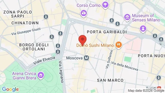 Apartments for rent i Milano Zona 1 - Centro storico - kort over placeringen
