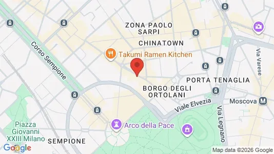 Apartments for rent i Milano Zona 1 - Centro storico - kort over placeringen