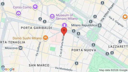 Apartments for rent i Milano Zona 1 - Centro storico - kort over placeringen