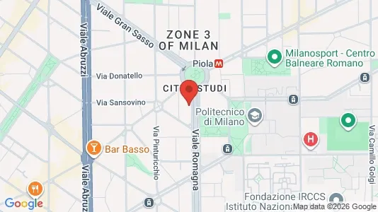 Apartments for rent i Milano Zona 3 - Porta Venezia, Città Studi, Lambrate - kort over placeringen