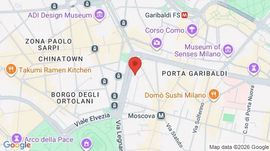 Apartments for rent i Milano Zona 1 - Centro storico - kort over placeringen