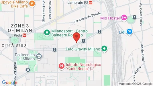 Apartments for rent i Milano Zona 3 - Porta Venezia, Città Studi, Lambrate - kort over placeringen