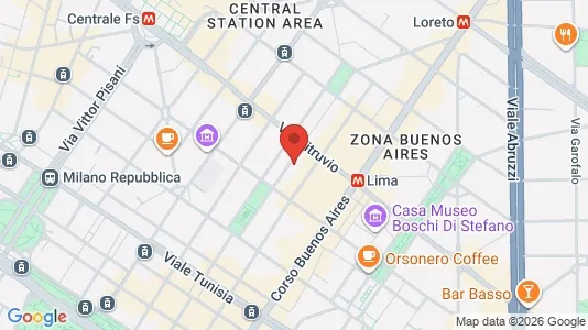 Apartments for rent i Milano Zona 2 - Stazione Centrale, Gorla, Turro, Greco, Crescenzago - kort over placeringen