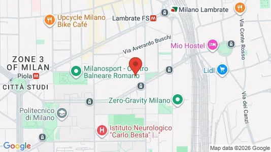Apartments for rent i Milano Zona 3 - Porta Venezia, Città Studi, Lambrate - kort over placeringen