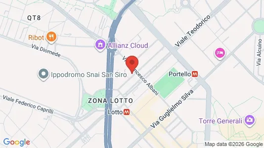 Apartments for rent i Milano Zona 7 - Baggio, De Angeli, San Siro - kort over placeringen