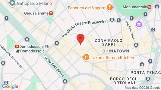 Apartments for rent i Milano Zona 1 - Centro storico - kort over placeringen