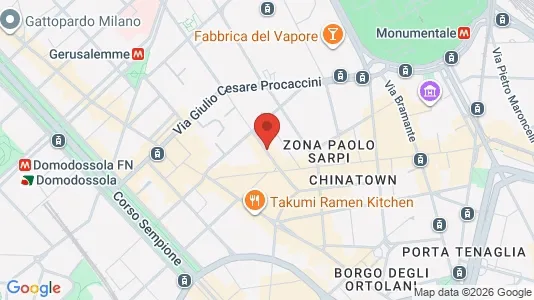 Apartments for rent i Milano Zona 1 - Centro storico - kort over placeringen