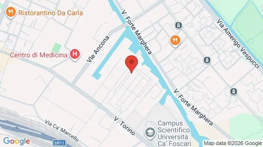Apartments for rent i Venice - kort over placeringen