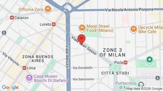 Rooms for rent i Milano Zona 3 - Porta Venezia, Città Studi, Lambrate - kort over placeringen