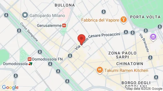 Apartments for rent i Milano Zona 1 - Centro storico - kort over placeringen