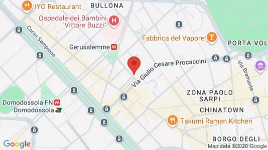 Apartments for rent i Milano Zona 1 - Centro storico - kort over placeringen