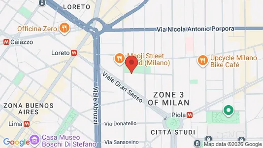Apartments for rent i Milano Zona 3 - Porta Venezia, Città Studi, Lambrate - kort over placeringen