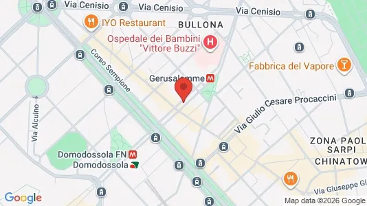 Apartments for rent i Milano Zona 1 - Centro storico - kort over placeringen