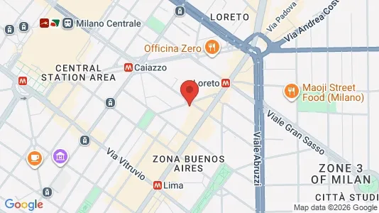 Apartments for rent i Milano Zona 2 - Stazione Centrale, Gorla, Turro, Greco, Crescenzago - kort over placeringen
