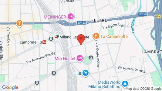 Rooms for rent i Milano Zona 3 - Porta Venezia, Città Studi, Lambrate - kort over placeringen