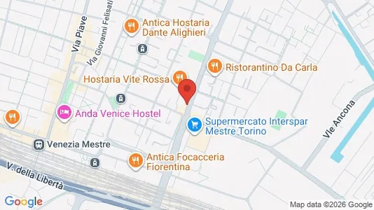 Apartments for rent i Venice - kort over placeringen