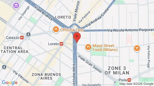 Rooms for rent i Milano Zona 3 - Porta Venezia, Città Studi, Lambrate - kort over placeringen