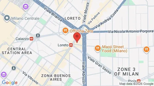 Apartments for rent i Milano Zona 3 - Porta Venezia, Città Studi, Lambrate - kort over placeringen