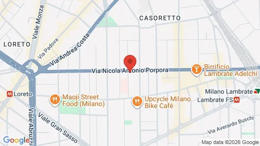 Rooms for rent i Milano Zona 3 - Porta Venezia, Città Studi, Lambrate - kort over placeringen