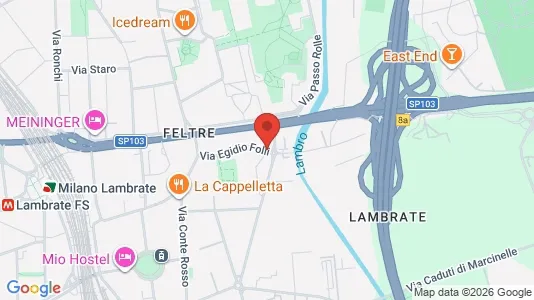 Apartments for rent i Milano Zona 3 - Porta Venezia, Città Studi, Lambrate - kort over placeringen