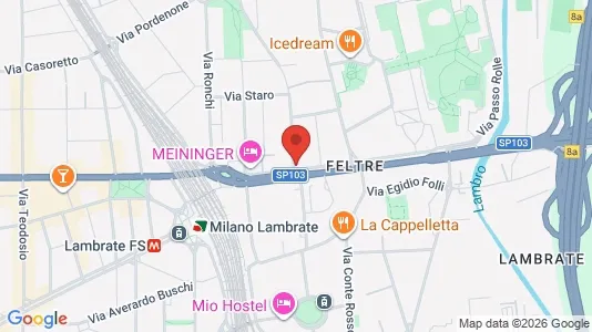 Rooms for rent i Milano Zona 3 - Porta Venezia, Città Studi, Lambrate - kort over placeringen