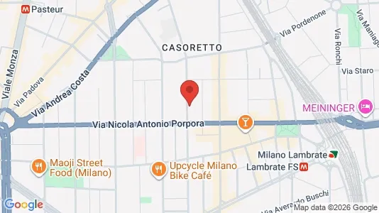 Apartments for rent i Milano Zona 3 - Porta Venezia, Città Studi, Lambrate - kort over placeringen