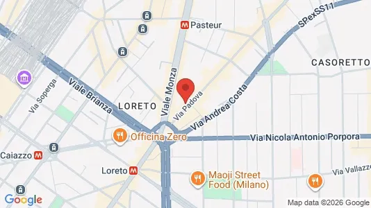 Apartments for rent i Milano Zona 2 - Stazione Centrale, Gorla, Turro, Greco, Crescenzago - kort over placeringen