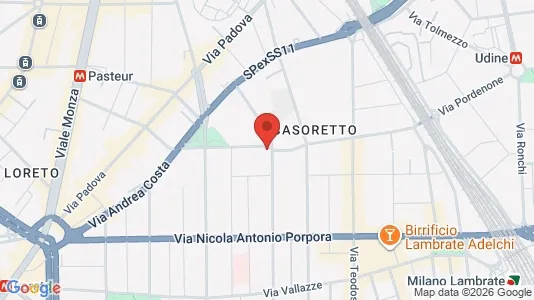 Apartments for rent i Milano Zona 3 - Porta Venezia, Città Studi, Lambrate - kort over placeringen